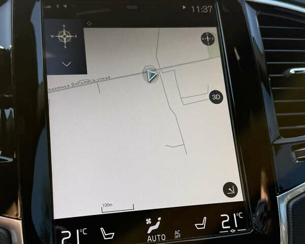 Серый Вольво ХС90, объемом двигателя 1.97 л и пробегом 185 тыс. км за 26300 $, фото 13 на Automoto.ua