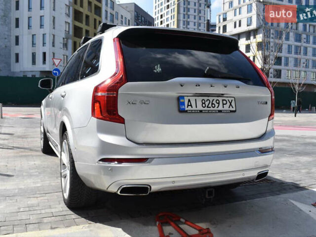 Сірий Вольво ХС90, об'ємом двигуна 1.97 л та пробігом 120 тис. км за 34000 $, фото 5 на Automoto.ua