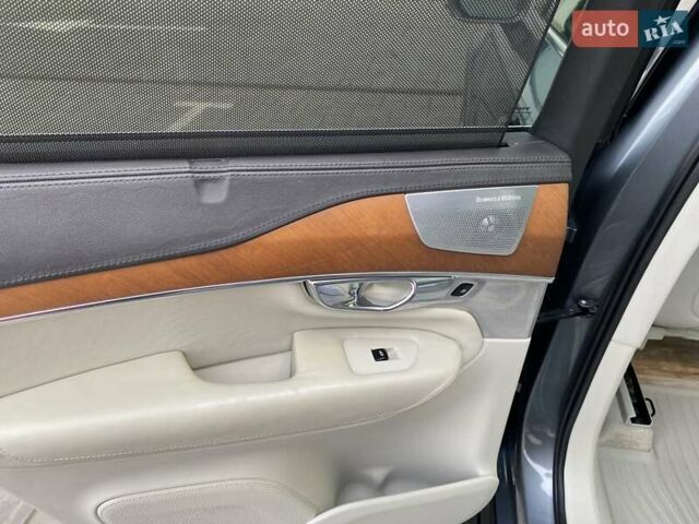 Серый Вольво ХС90, объемом двигателя 1.97 л и пробегом 234 тыс. км за 22999 $, фото 22 на Automoto.ua