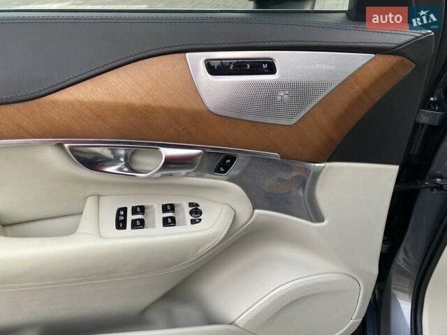 Серый Вольво ХС90, объемом двигателя 1.97 л и пробегом 234 тыс. км за 22999 $, фото 20 на Automoto.ua