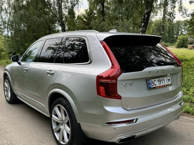 Серый Вольво ХС90, объемом двигателя 2 л и пробегом 123 тыс. км за 37500 $, фото 3 на Automoto.ua