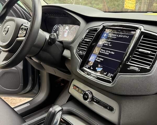 Сірий Вольво ХС90, об'ємом двигуна 1.97 л та пробігом 56 тис. км за 44500 $, фото 26 на Automoto.ua