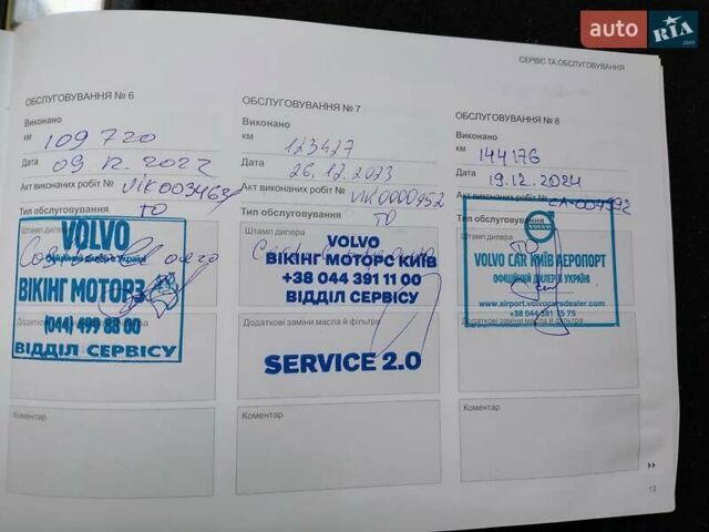 Сірий Вольво ХС90, об'ємом двигуна 1.97 л та пробігом 154 тис. км за 41000 $, фото 21 на Automoto.ua