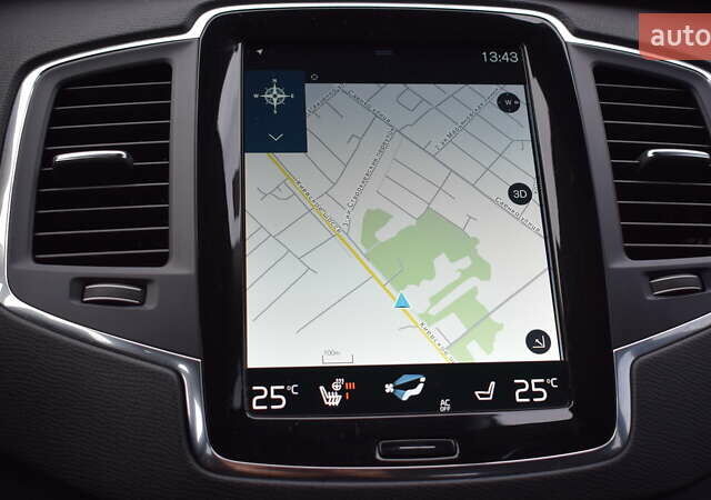 Серый Вольво ХС90, объемом двигателя 1.97 л и пробегом 150 тыс. км за 33300 $, фото 13 на Automoto.ua