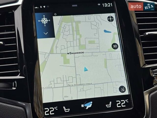 Серый Вольво ХС90, объемом двигателя 1.97 л и пробегом 100 тыс. км за 47777 $, фото 69 на Automoto.ua