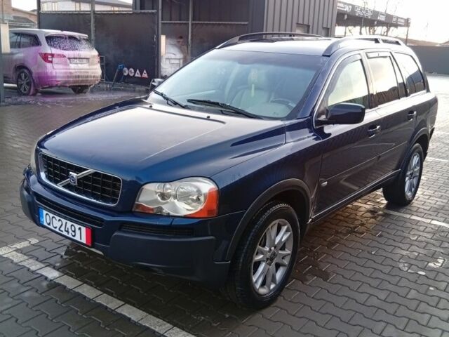Синий Вольво ХС90, объемом двигателя 2.4 л и пробегом 390 тыс. км за 3700 $, фото 1 на Automoto.ua