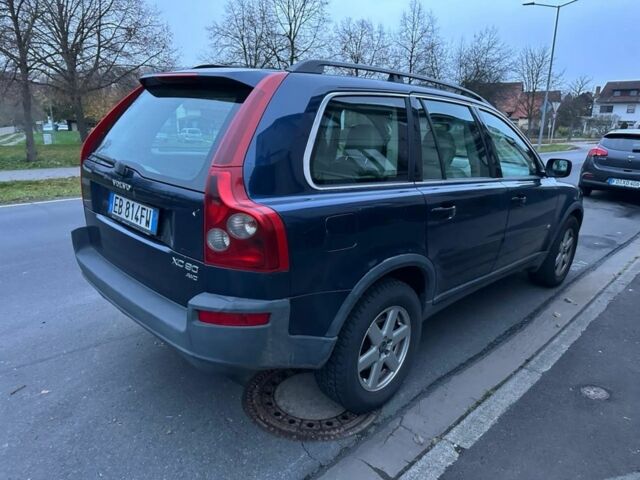 Синий Вольво ХС90, объемом двигателя 2.4 л и пробегом 270 тыс. км за 6400 $, фото 7 на Automoto.ua