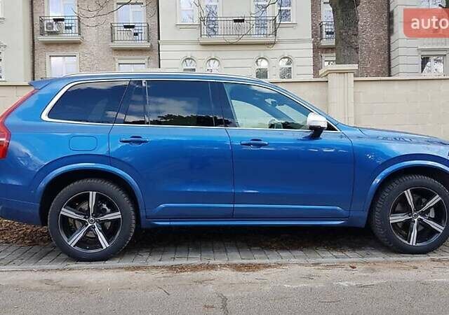 Синій Вольво ХС90, об'ємом двигуна 1.97 л та пробігом 109 тис. км за 28700 $, фото 2 на Automoto.ua