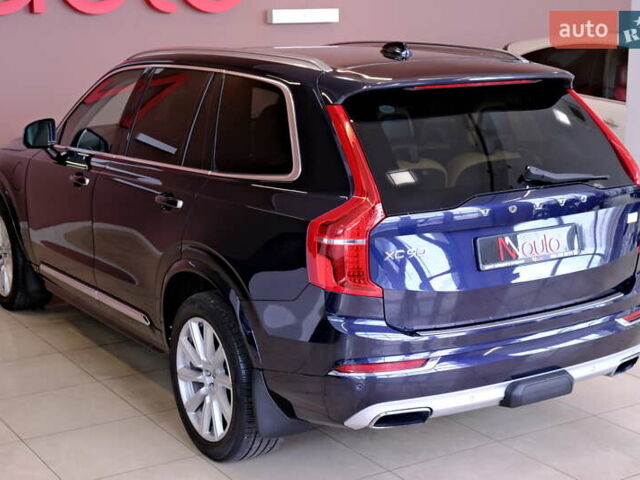 Вольво ХС90 2016 в Одессе на Automoto.ua Синий Вольво ХС90, объемом двигателя 2 л и пробегом 185 тыс. км за 31100 $, фото 24 на Automoto.ua