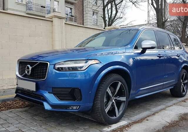 Синій Вольво ХС90, об'ємом двигуна 1.97 л та пробігом 109 тис. км за 28700 $, фото 3 на Automoto.ua