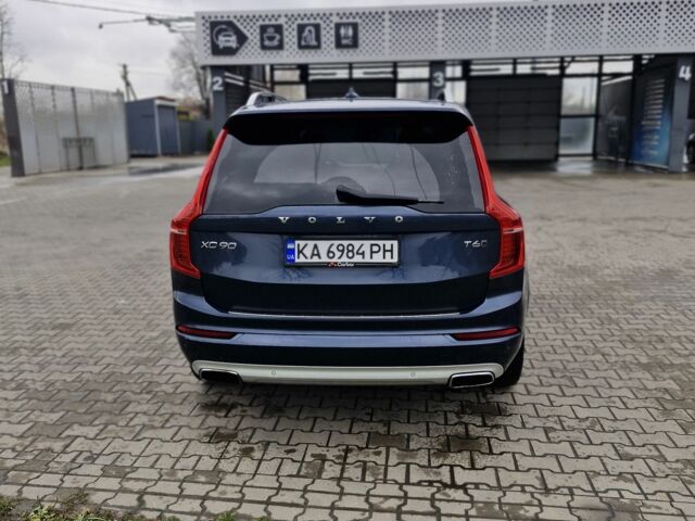 Синий Вольво ХС90, объемом двигателя 2 л и пробегом 180 тыс. км за 29500 $, фото 4 на Automoto.ua