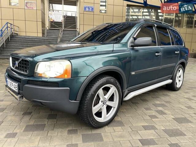 Зеленый Вольво ХС90, объемом двигателя 2.4 л и пробегом 463 тыс. км за 7999 $, фото 2 на Automoto.ua