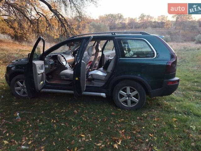 Зеленый Вольво ХС90, объемом двигателя 2.9 л и пробегом 338 тыс. км за 8000 $, фото 4 на Automoto.ua