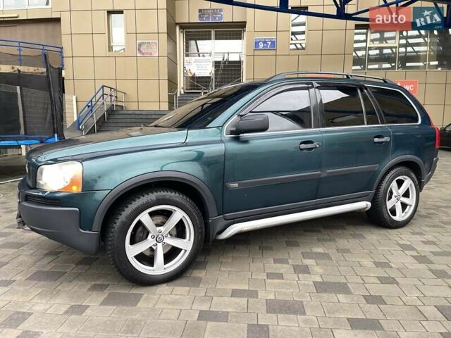 Зеленый Вольво ХС90, объемом двигателя 2.4 л и пробегом 463 тыс. км за 7999 $, фото 4 на Automoto.ua