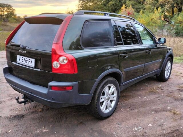 Зеленый Вольво ХС90, объемом двигателя 2.4 л и пробегом 400 тыс. км за 6200 $, фото 1 на Automoto.ua