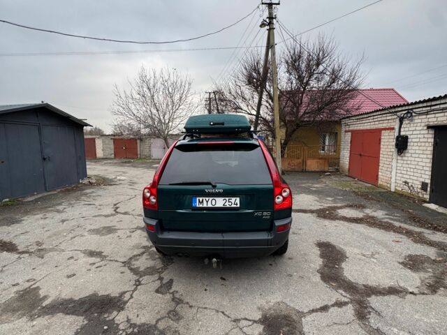 Зелений Вольво ХС90, об'ємом двигуна 2.4 л та пробігом 405 тис. км за 6299 $, фото 7 на Automoto.ua
