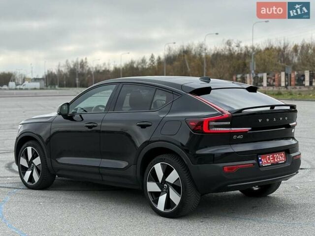 Черный Вольво C40 Recharge, объемом двигателя 0 л и пробегом 100 тыс. км за 29300 $, фото 10 на Automoto.ua