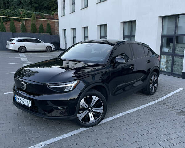 Чорний Вольво C40 Recharge, об'ємом двигуна 0 л та пробігом 100 тис. км за 33700 $, фото 1 на Automoto.ua