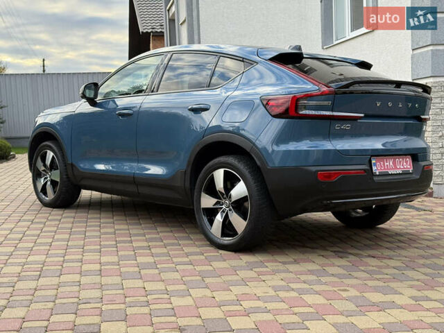 Синій Вольво C40 Recharge, об'ємом двигуна 0 л та пробігом 43 тис. км за 29700 $, фото 2 на Automoto.ua