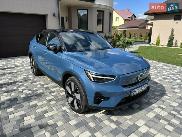 Синій Вольво C40 Recharge, об'ємом двигуна 0 л та пробігом 25 тис. км за 32800 $, фото 1 на Automoto.ua