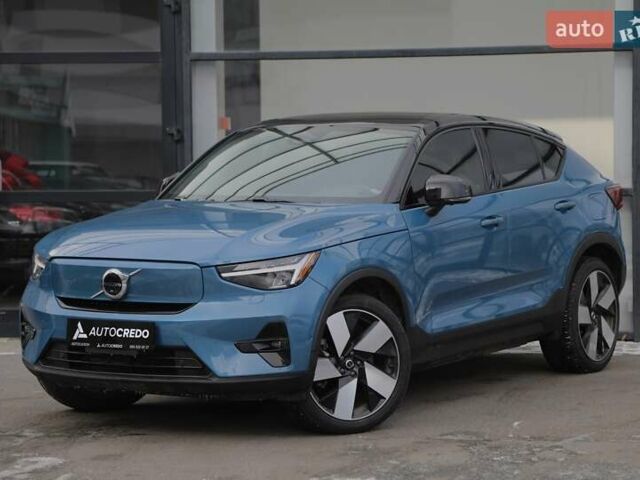 Синий Вольво C40 Recharge, объемом двигателя 0 л и пробегом 29 тыс. км за 33000 $, фото 2 на Automoto.ua