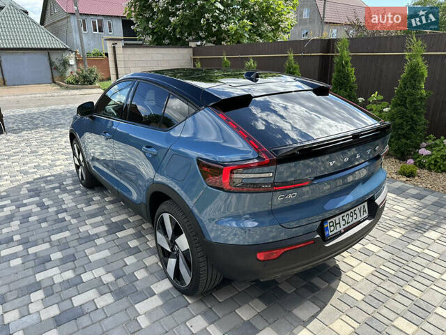 Синий Вольво C40 Recharge, объемом двигателя 0 л и пробегом 25 тыс. км за 32800 $, фото 4 на Automoto.ua