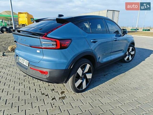 Синий Вольво C40 Recharge, объемом двигателя 0 л и пробегом 18 тыс. км за 31900 $, фото 10 на Automoto.ua