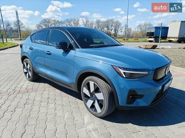 Синий Вольво C40 Recharge, объемом двигателя 0 л и пробегом 18 тыс. км за 31900 $, фото 5 на Automoto.ua