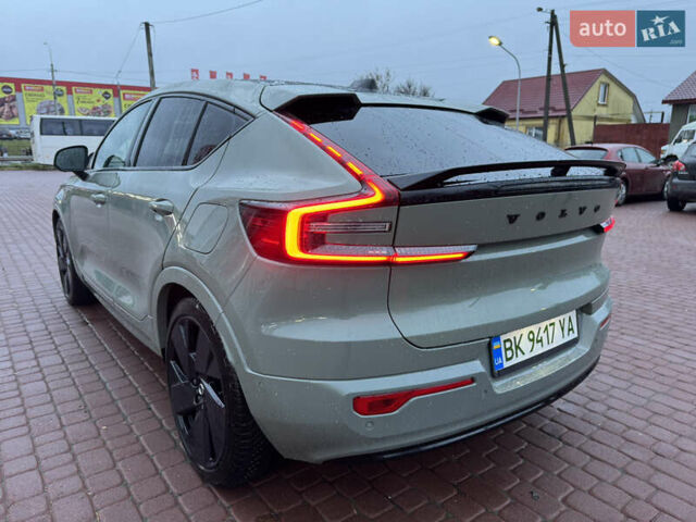 Зеленый Вольво C40 Recharge, объемом двигателя 0 л и пробегом 26 тыс. км за 33999 $, фото 9 на Automoto.ua