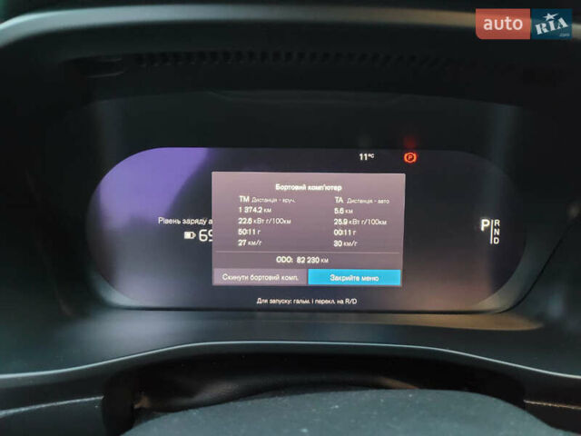 Білий Вольво XC40 Recharge, об'ємом двигуна 0 л та пробігом 82 тис. км за 28500 $, фото 39 на Automoto.ua