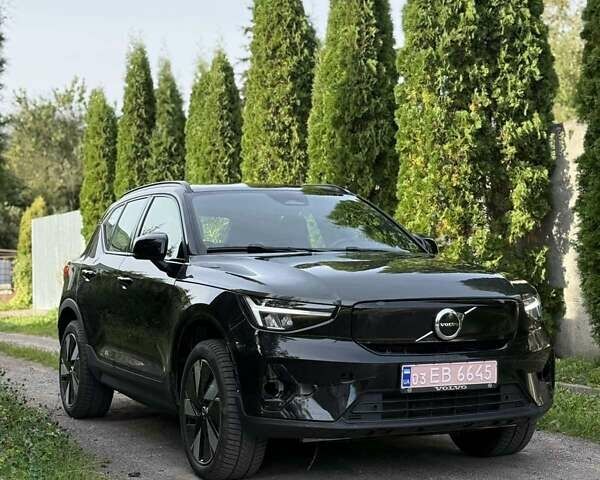 Чорний Вольво XC40 Recharge, об'ємом двигуна 0 л та пробігом 77 тис. км за 25500 $, фото 1 на Automoto.ua