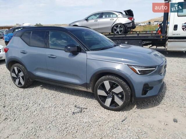 Сірий Вольво XC40 Recharge, об'ємом двигуна 0 л та пробігом 48 тис. км за 11250 $, фото 1 на Automoto.ua