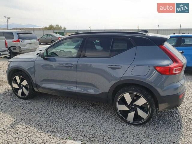 Сірий Вольво XC40 Recharge, об'ємом двигуна 0 л та пробігом 48 тис. км за 11250 $, фото 2 на Automoto.ua