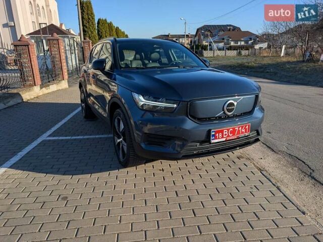 Синий Вольво XC40 Recharge, объемом двигателя 0 л и пробегом 21 тыс. км за 27200 $, фото 3 на Automoto.ua