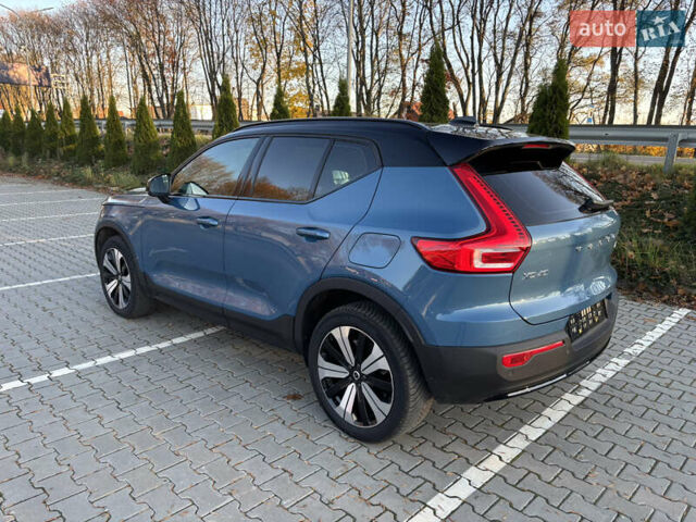 Синий Вольво XC40 Recharge, объемом двигателя 0 л и пробегом 158 тыс. км за 23400 $, фото 2 на Automoto.ua