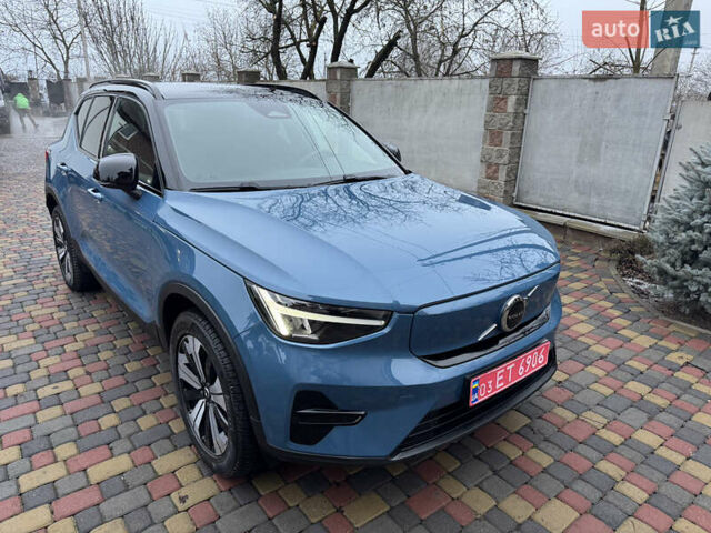 Синий Вольво XC40 Recharge, объемом двигателя 0 л и пробегом 23 тыс. км за 25300 $, фото 18 на Automoto.ua