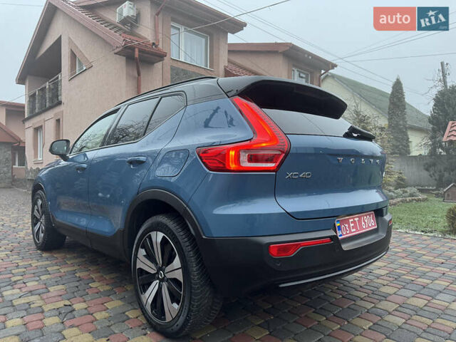 Синий Вольво XC40 Recharge, объемом двигателя 0 л и пробегом 23 тыс. км за 25300 $, фото 57 на Automoto.ua