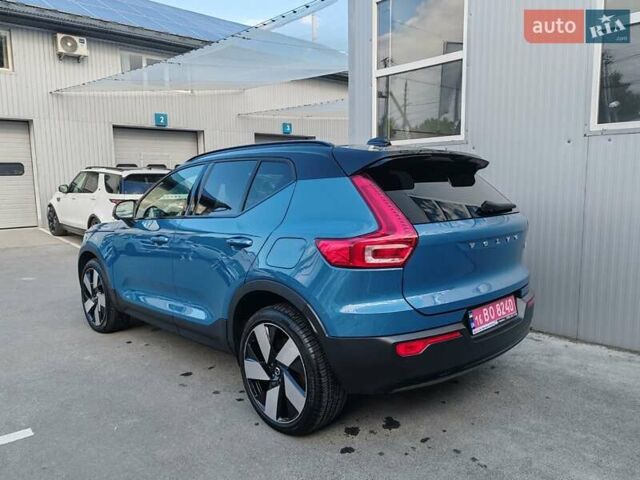 Синий Вольво XC40 Recharge, объемом двигателя 0 л и пробегом 15 тыс. км за 31999 $, фото 9 на Automoto.ua
