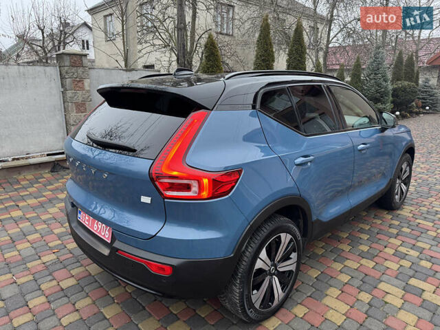 Синий Вольво XC40 Recharge, объемом двигателя 0 л и пробегом 23 тыс. км за 25300 $, фото 48 на Automoto.ua