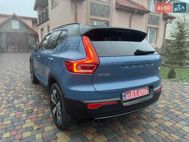 Синий Вольво XC40 Recharge, объемом двигателя 0 л и пробегом 23 тыс. км за 25300 $, фото 58 на Automoto.ua