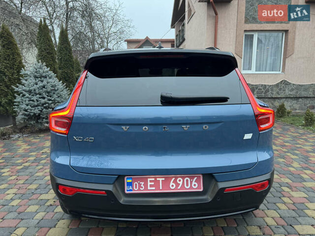 Синий Вольво XC40 Recharge, объемом двигателя 0 л и пробегом 23 тыс. км за 25300 $, фото 55 на Automoto.ua