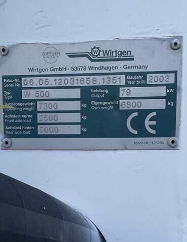 Білий Віртген W 500, об'ємом двигуна 0 л та пробігом 3 тис. км за 20200 $, фото 8 на Automoto.ua