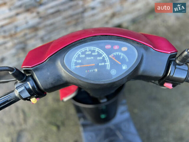 Красный Ямаха Джог, объемом двигателя 0.49 л и пробегом 24 тыс. км за 350 $, фото 5 на Automoto.ua