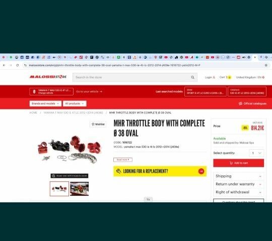 Ямаха ТМАКС, объемом двигателя 0.53 л и пробегом 0 тыс. км за 7500 $, фото 9 на Automoto.ua