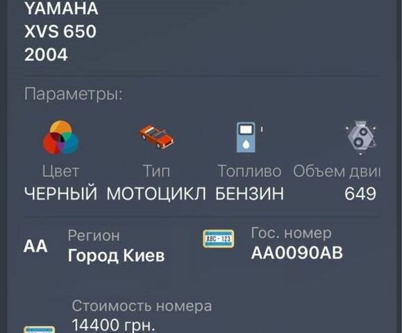 Ямаха Drag Star 650, об'ємом двигуна 0 л та пробігом 0 тис. км за 4500 $, фото 8 на Automoto.ua