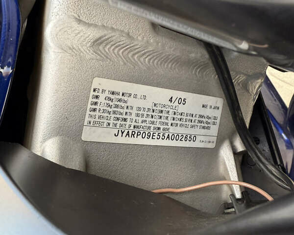 Синий Ямаха FJR 1300, объемом двигателя 1.3 л и пробегом 18 тыс. км за 7500 $, фото 5 на Automoto.ua