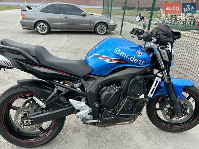 Синий Ямаха FZ6, объемом двигателя 0.6 л и пробегом 41 тыс. км за 5300 $, фото 2 на Automoto.ua