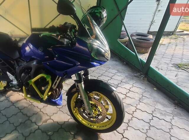 Синий Ямаха FZ6 S, объемом двигателя 0.6 л и пробегом 18 тыс. км за 5000 $, фото 1 на Automoto.ua