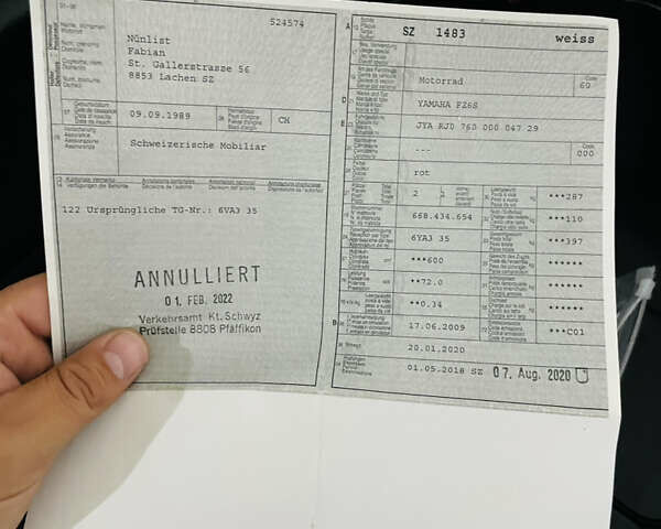 Красный Ямаха FZS 600 Fazer, объемом двигателя 0.6 л и пробегом 9 тыс. км за 6200 $, фото 30 на Automoto.ua