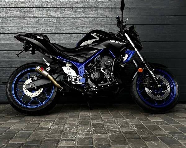 Синий Ямаха MT-03, объемом двигателя 0.32 л и пробегом 32 тыс. км за 4000 $, фото 1 на Automoto.ua